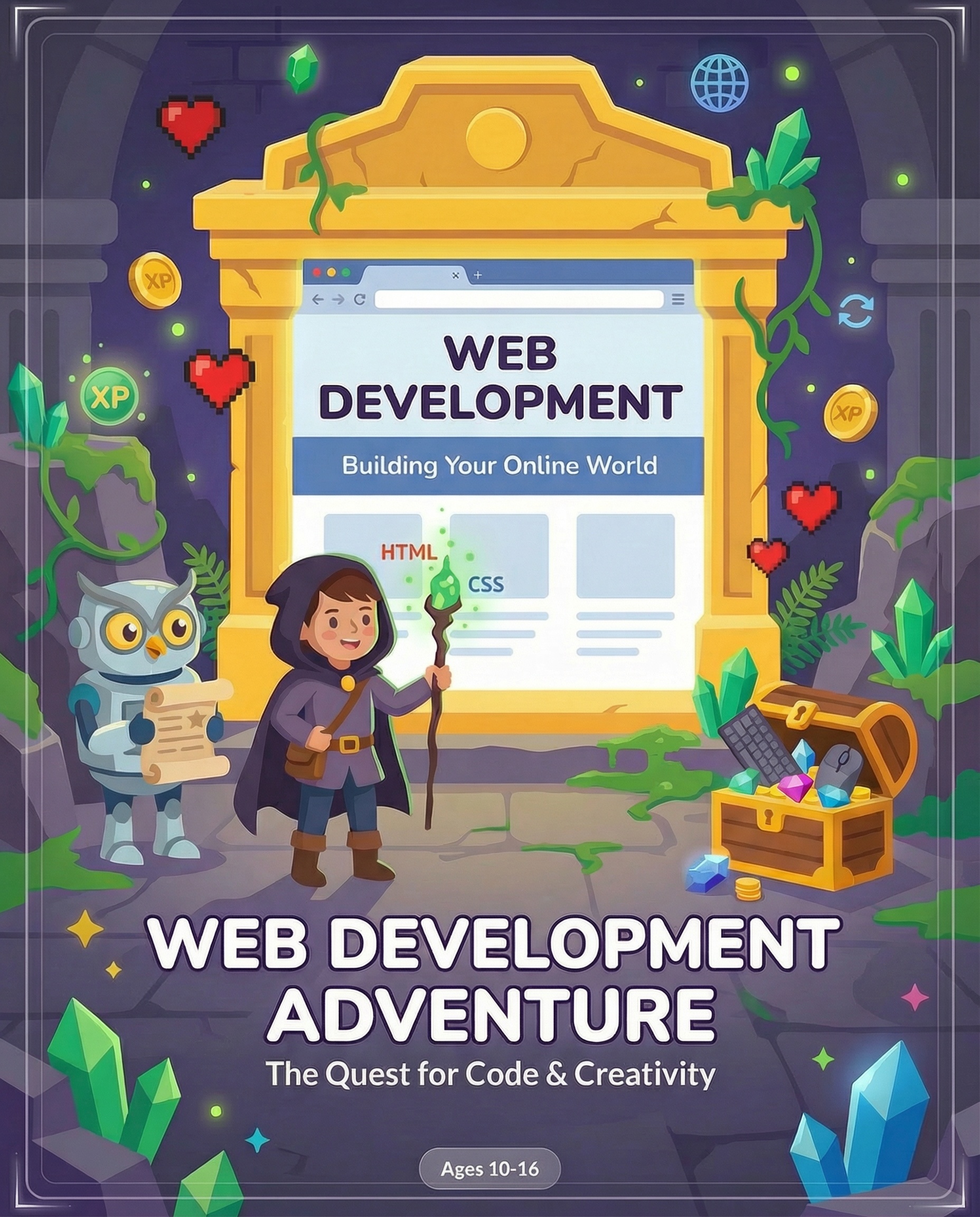 كتاب تطوير الويب للأعمار 10-16
